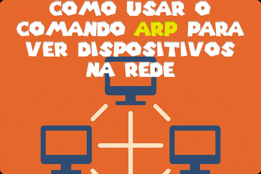 Como usar o comando <code>arp</code> para ver dispositivos na rede